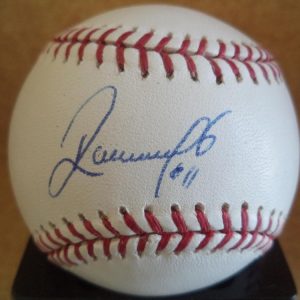 RONNY CEDENO PIRATES/CUBS SIGNED AUTOGRAPHED M.L. BASEBALL W/COA
