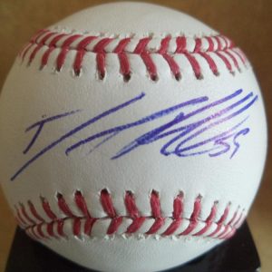 DAVID ROLLINS SEATTLE MARINERS SIGNED AUTOGRAPHED M.L. BASEBALL W/COA