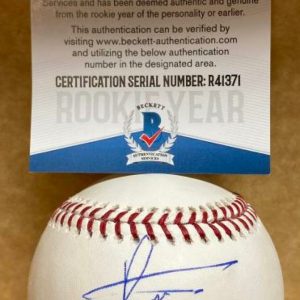 RODOLFO DURAN PHILADELPHIA PHILLIES ROOKIE YEAR SIGNED M.L. BASEBALL R41371