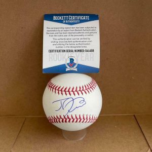 JOSE DEVERS MIAMI MARLINS ROOKIE YEAR SIGNED AUTO M.L. BASEBALL BAS R41498