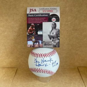 KEN HAWK HARRELSON HOF 2020 SIGNED AUTOGRAPHED M.L. BASEBALL JSA UU19981