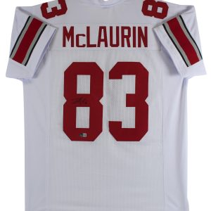 Ohio State Terry McLaurin Authentic Signed White Pro Style Jersey BAS Witnessed
