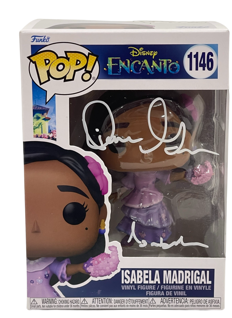 Diane Guerrero Signed Funko Figure Isabela Encanto Authentic Autograph Beckett 3 Opens In A New