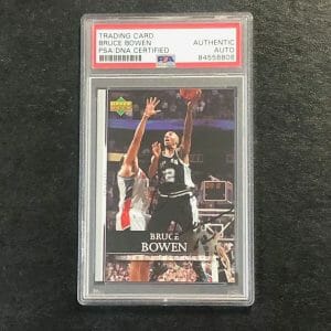 2007-08 Upper Deck First Edition #25 Bruce Bowen Signed Card AUTO PSA Slabbed Sp
Opens in a new window or tab