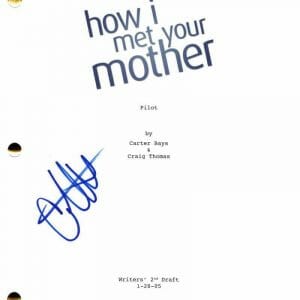 CRISTIN MILIOTI SIGNED AUTOGRAPH HOW I MET YOUR MOTHER FULL PILOT SCRIPT - RARE!