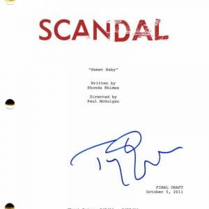 TONY GOLDWYN SIGNED AUTOGRAPH SCANDAL FULL PILOT SCRIPT - TARZAN, KING RICHARD