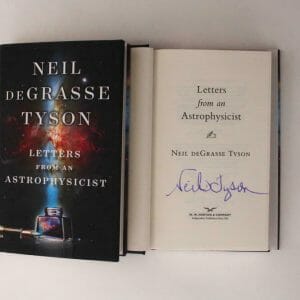NEIL DEGRASSE TYSON SIGNED AUTOGRAPH "LETTERS FROM AN ASTROPHYSICIST" BOOK RARE!