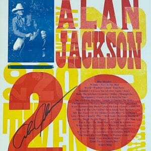 ALAN JACKSON Signed Autograph 14x22 Poster 20 Anniversary Hatch Show Print JSA