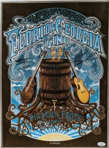 FLORIDA GEORGIA LINE SIGNED AUTOGRAPH 13.5×18 LITHOGRAPH DIG YOUR ROOTS JSA
 COLLECTIBLE MEMORABILIA