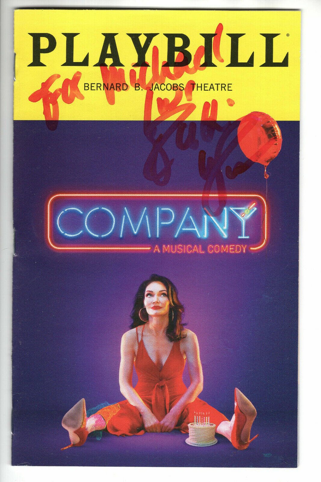 COMPANY HAND SIGNED NY CITY PLAYBILL+COA SIGNED BY PATTI LUPONE TO ...