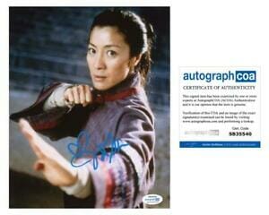 MICHELLE YEOH “CROUCHING TIGER, HIDDEN DRAGON” AUTOGRAPH SIGNED 8×10 PHOTO B
 COLLECTIBLE MEMORABILIA