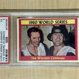 1961 TOPPS WORLD SERIES SUMMARY THE WINNERS CELEBRATE PIRATES EX PSA 5
Opens in a new window or tab