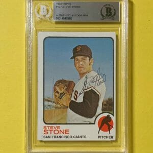 1973 TOPPS STEVE STONE #167 AUTHENTIC AUTO BECKETT CERTIFIED GIANTS
Opens in a new window or tab