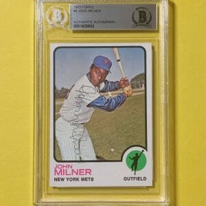 1973 TOPPS JOHN MILNER #4 AUTHENTIC AUTO BECKETT CERTIFIED METS
Opens in a new window or tab