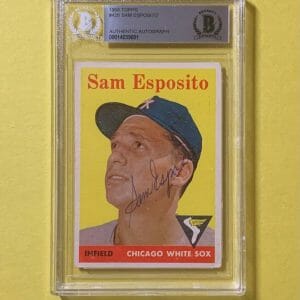 1958 TOPPS SAM ESPOSITO #425 AUTHENTIC AUTO BECKETT CERTIFIED
Opens in a new window or tab