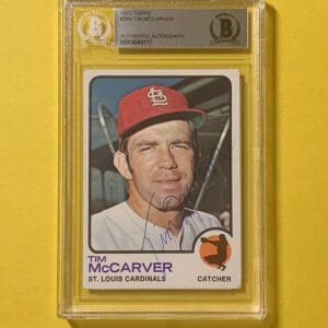 1973 TOPPS TIM MCCARVER #269 AUTHENTIC AUTO BECKETT CERTIFIED CARDINALS
Opens in a new window or tab