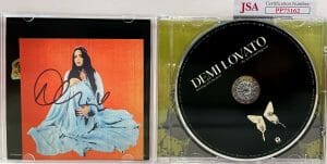 DEMI LOVATO SIGNED AUTOGRAPH CD “DANCING WITH THE DEVIL” JSA COA
 COLLECTIBLE MEMORABILIA