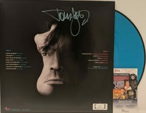 TOMMY LEE SIGNED LP COVER ANDRO EXCLUSIVE PINK AND BLUE VINYL LIMITED JSA
 COLLECTIBLE MEMORABILIA