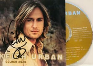 KEITH URBAN SIGNED AUTOGRAPH CD COVER INSERT “GOLDEN ROAD” COUNTRY MUSIC JSA
 COLLECTIBLE MEMORABILIA