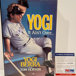 YOGI BERRIA Signed Autograph 1st Ed Book "Yogi It Ain't Over..." PSA/DNA COA
Opens in a new window or tab