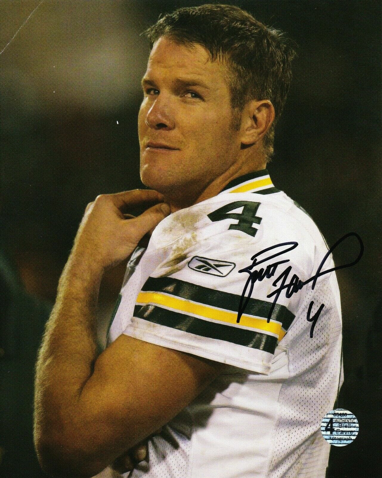 BRETT FAVRE Signed Autograph 8x10 Photo Packers Favre 4 Hologram w ...