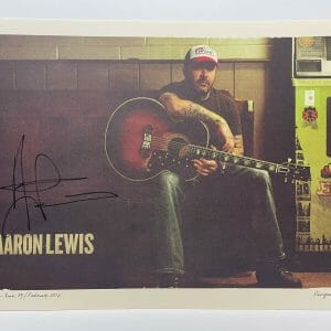 AARON LEWIS Signed Autograph Lithograph Print Poster Country JSA
Opens in a new window or tab