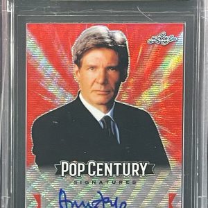 HARRISON FORD Signed Slabbed Leaf Prismatic Metal Pop Century 1 of 1 Pre Proof
