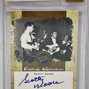 SCOTTY MOORE 2007 Signed Slabbed Elvis Press Pass Graded 9 Auto 10 Beckett
