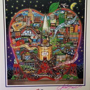CHARLES FAZZINO CMA AWARDS 2005 Only Year in NYC Rare Artist Signed Poster