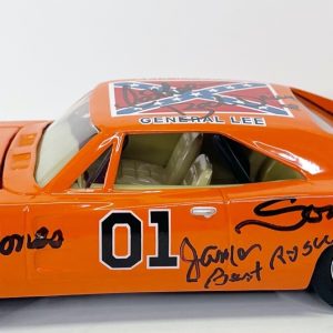 WOPAT BACH SCHNEIDER JONES HURST SHROYER BEST Signed 1:25 Dukes of Hazzard JSA