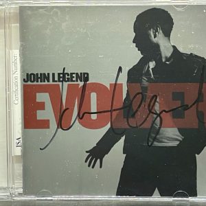 JOHN LEGEND Signed Autograph "Evolver" CD Silver JOA
