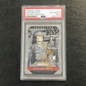 2016 Panini Prizm Champions #72 Richard Petty Signed Card AUTO PSA Slabbed Nasca
