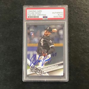 2017 Topps Update #US46 Dylan Covey Signed Card PSA Slabbed Auto RC White Sox
