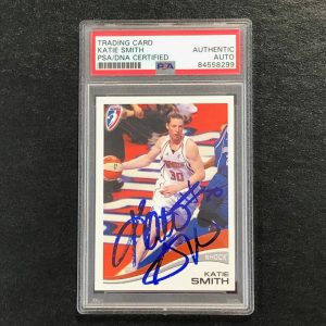 2007 Rittenhouse WNBA #68 Katie Smith Signed Card AUTO PSA Slabbed