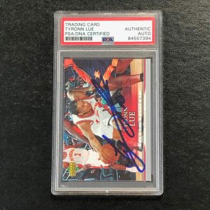 2007-08 Upper Deck First Edition #145 Tyronn Lue Signed Card AUTO PSA Slabbed Ha