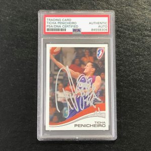 2007 Rittenhouse WNBA #87 Ticha Penicheiro Signed Card AUTO PSA/DNA Slabbed Mona