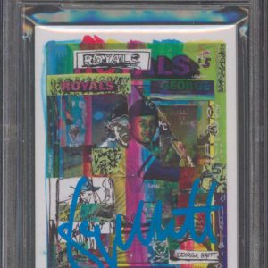 Royals George Brett Authentic Signed 2020 Topps Project 2020 #11 Card BAS Slab