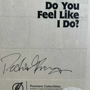 PETER FRAMPTON Signed Autograph Book "Do You Feel Like I Feel?" JSA