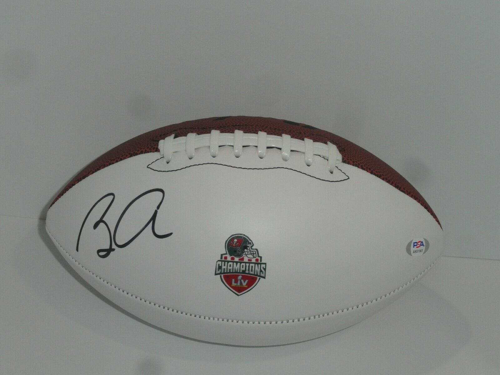 BRUCE ARIANS SIGNED FOOTBALL TAMPA BAY BUCCANEERS SUPER BOWL LIV CHAMPS ...