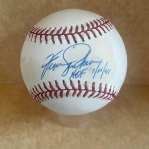 FERGIE JENKINS CUBS HOF SIGNED AUTOGRAPHED VINTAGE N.L. BASEBALL W/ COA