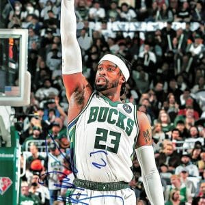 WESLEY MATTHEWS signed 8x10 photo PSA/DNA Milwaukee Bucks Autographed