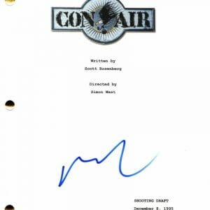 NICOLAS NIC CAGE SIGNED AUTOGRAPH CON AIR FULL MOVIE SCRIPT - LEAVING LAS VEGAS