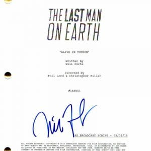 WILL FORTE SIGNED AUTOGRAPH - THE LAST MAN ON EARTH PILOT SCRIPT - NEBRASKA, SNL
