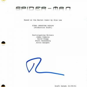 TOBEY MAGUIRE SIGNED AUTOGRAPH SPIDER-MAN FULL MOVIE SCRIPT - VERY RARE! JSA COA