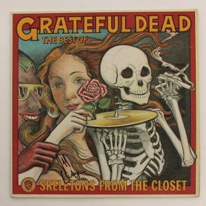 JEFF CHIMENTI SIGNED AUTOGRAPH ALBUM VINYL RECORD - BEST OF GRATEFUL DEAD W/ JSA