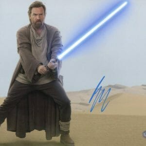 EWAN MCGREGOR SIGNED 11X14 PHOTO OBI-WAN KENOBI STAR WARS AUTOGRAPH BECKETT 1