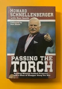 HOWARD SCHNELLENBERGER SIGNED BOOK PASSING THE TOURCH W/ COA COLLECTIBLE MEMORABILIA