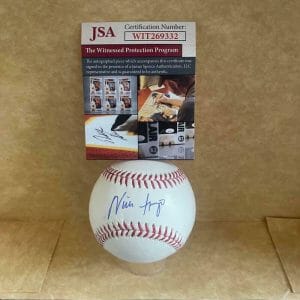NICK GONZALES PITTSBURGH PIRATES SIGNED AUTOGRAPHED M.L. BASEBALL JSA WIT269332