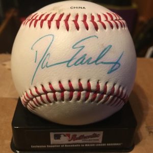 DAMION EASLEY METS/TIGERS OFFICIAL LEAGUE BASEBALL SIGNED BASEBALL W/COA