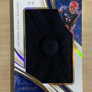 2020 IMMACULATE COLLEGIATE ANTONIO GANDY-GOLDEN CAP PATCH LIBERTY 2/3